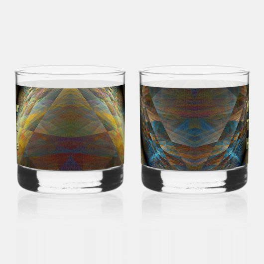 Parallelle vlakken whisky glas (Rechts)