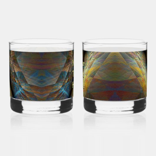 Parallelle vlakken whisky glas (Links)