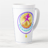 Paralympisch kampioen latte mok (Rechterhoek)