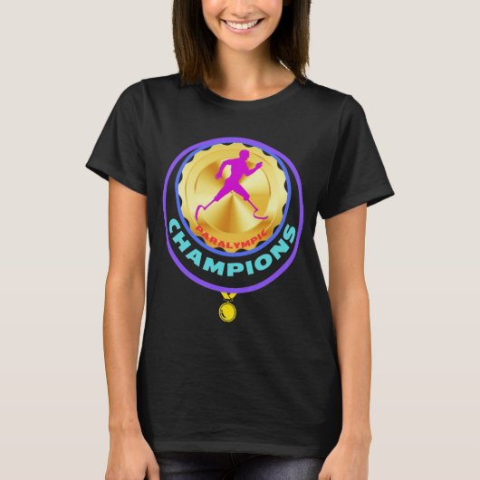 Paralympisch kampioen t-shirt (Voorkant)