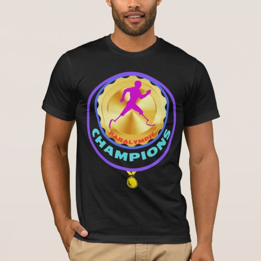 Paralympisch kampioen t-shirt (Voorkant)