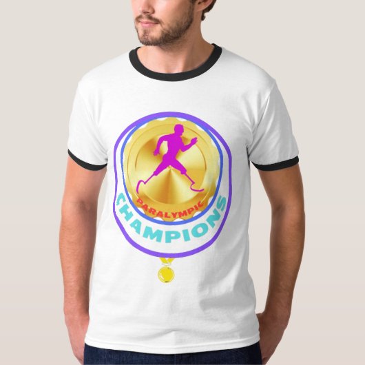 Paralympisch kampioen t-shirt (Voorkant)