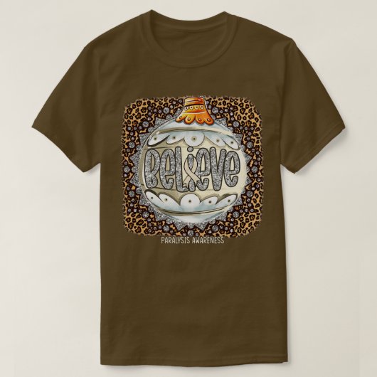 Paralyse Bewustzijn Geloof Ornament Leopard Chris T-shirt (Design voorkant)