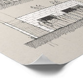 Paralytisch wonder: Jezus geneest de verlamde Poster (Hoek)