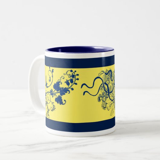 Paramahansa Yogananda Tweekleurige Koffiemok (Voorkant links)