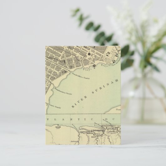 Paramaribo Suriname Briefkaart (Staand voorkant)