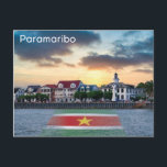 Paramaribo - Suriname Briefkaart<br><div class="desc">Een uitzicht van de Waterkant in Paramaribo,  de hoofdstad en de grootste stad van Suriname.</div>