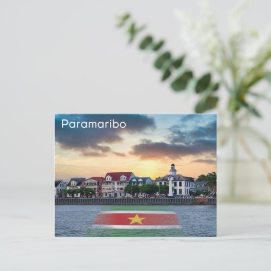 Paramaribo - Suriname Briefkaart (Staand voorkant)