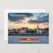 Paramaribo - Suriname Briefkaart (Voorkant / Achterkant)