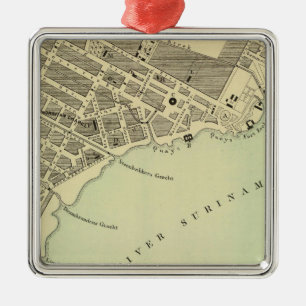 Paramaribo Suriname Metalen Ornament