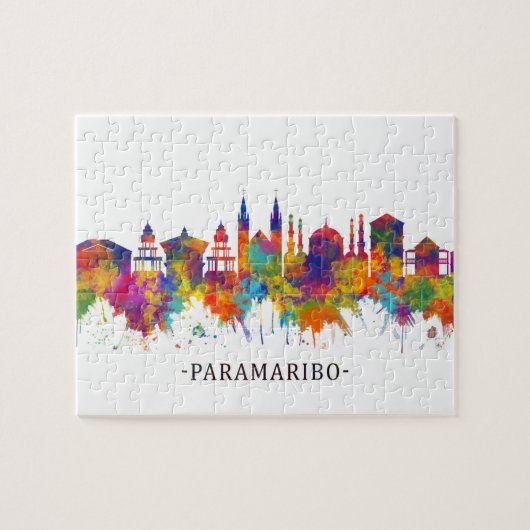 Paramaribo Suriname Skyline Legpuzzel (Horizontaal)