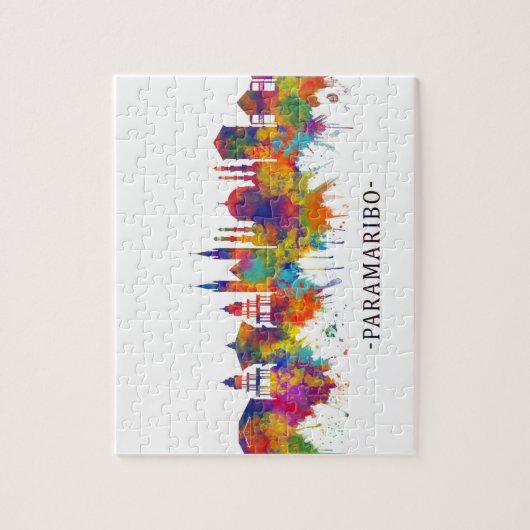 Paramaribo Suriname Skyline Legpuzzel (Verticaal)