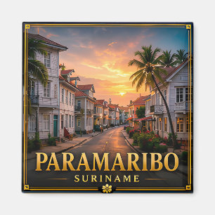 Paramaribo Suriname Zuid-Amerikaans erfgoed Magneet