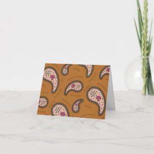 Paramecia Paisley Aanpasbare Biologie Latte Bedankkaart