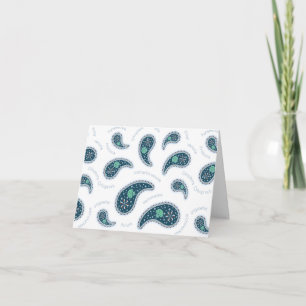 Paramecia Paisley Biologie Aangepast Bedankkaart