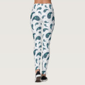 Paramecia Paisley Biology Science Protozoa Leggings (Achterkant)