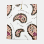 Paramecia Paisley Biology Science White Keramisch Ornament (Links)