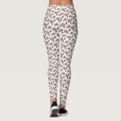 Paramecia Paisley Biology Science White Leggings (Achterkant)