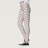 Paramecia Paisley Biology Science White Leggings (Links)