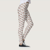 Paramecia Paisley Biology Science White Leggings (Rechts)