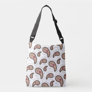 Paramecia Paisley  Biology White Crossbody Tas