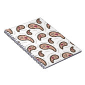 Paramecia Paisley Biology White Notitieboek (Rechterzijde)