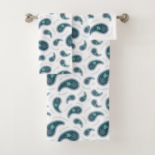 Paramecia Paisley Protozoa Biologie Cute Wetenscha Bad Handdoek