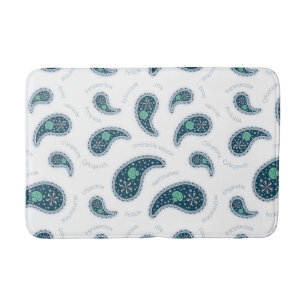 Paramecia Paisley Protozoaire Biologie Wetenschap Badmat