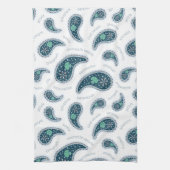 Paramecia Paisley Protozoan Biology Cute Science Theedoek (Verticaal)