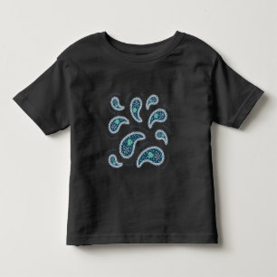 Paramecia Paisley Protozoan Biology Science Dark Kinder Shirts