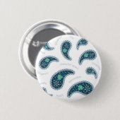Paramecia Paisley Protozoan Biology Science Ronde Button 5,7 Cm (Voorkant /achterkant)