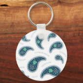Paramecia Paisley Protozoan Biology Science Sleutelhanger (Voorkant)