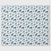 Paramecia Paisley Protozoan Biology Science Wrappi Cadeaupapier (Vlak)