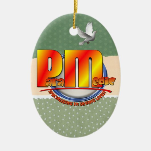 PARAMEDIAIRE LOGO KERAMISCH ORNAMENT (Voorkant)
