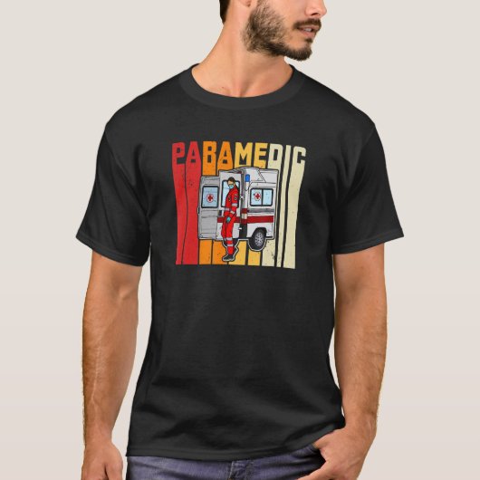 Paramedic ambulance training service emergency doc t-shirt (Voorkant)