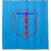 Paramedic Badge Douchegordijn (Voorkant)