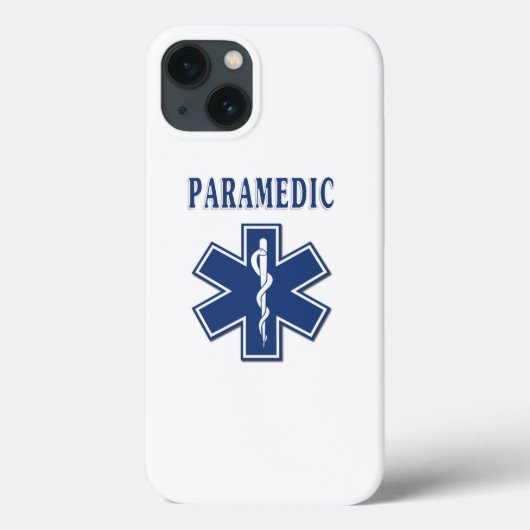 Paramedic Blue Star of Life Case-Mate iPhone Case (Achterkant)