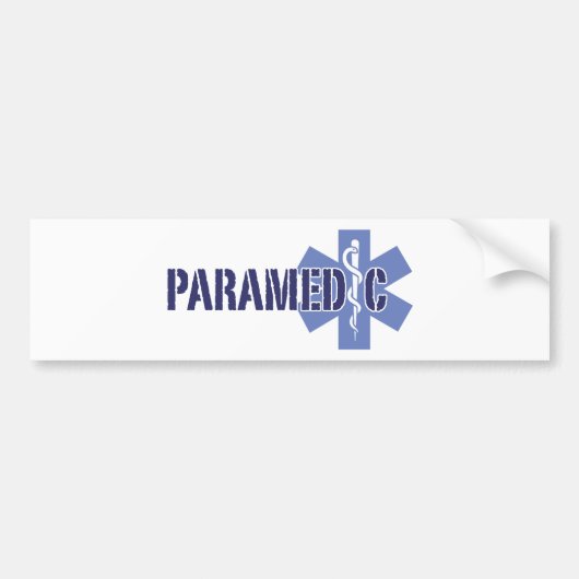 Paramedic Bumpersticker (Voorkant)