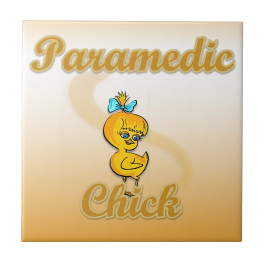 Paramedic Chick Tegeltje (Voorkant)