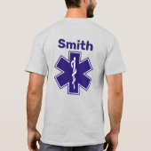 Paramedic Custom EMT EMS 911 T-shirt (Achterkant)