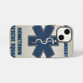Paramedic Deluxe Naam Sjabloon iPhone Hoesje (Achterkant horizontaal)