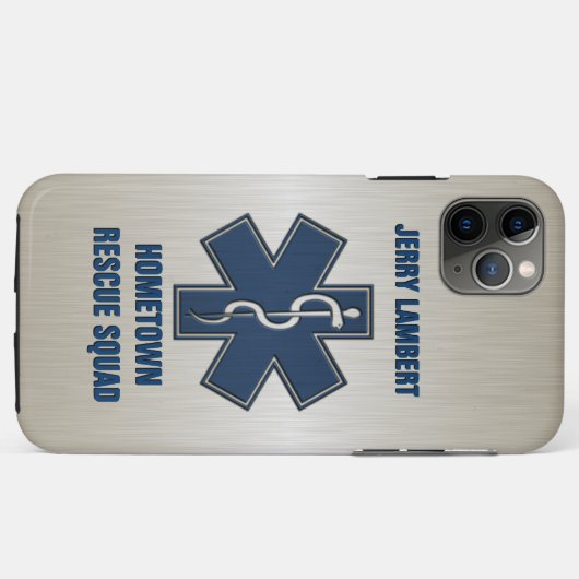 Paramedic Deluxe Name Sjabloon Case-Mate iPhone Case (Achterkant (horizontaal))
