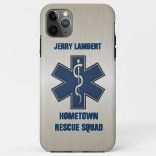 Paramedic Deluxe Name Sjabloon iPhone 11 Pro Max Hoesje