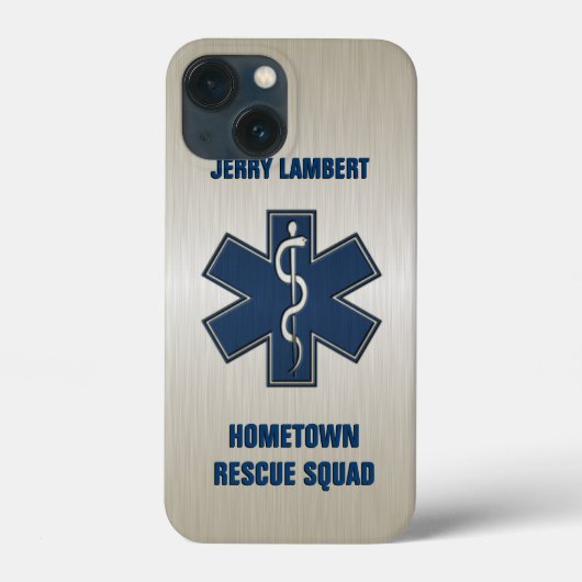Paramedic Deluxe Name Sjabloon Case-Mate iPhone Case (Achterkant)