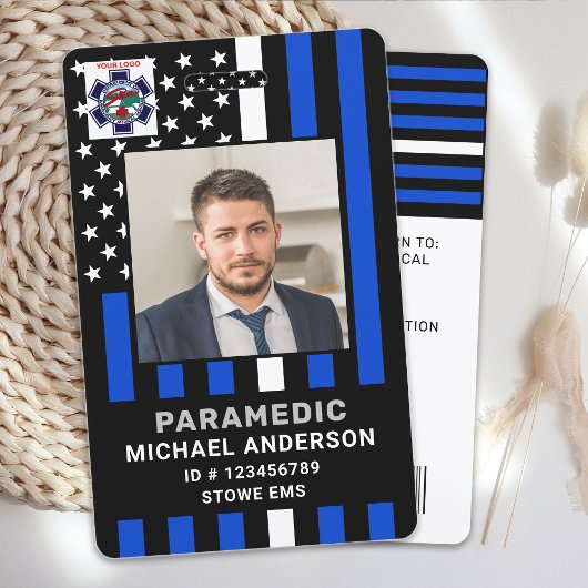Paramedic Emergency Medical Persoonlijke foto ID Badge