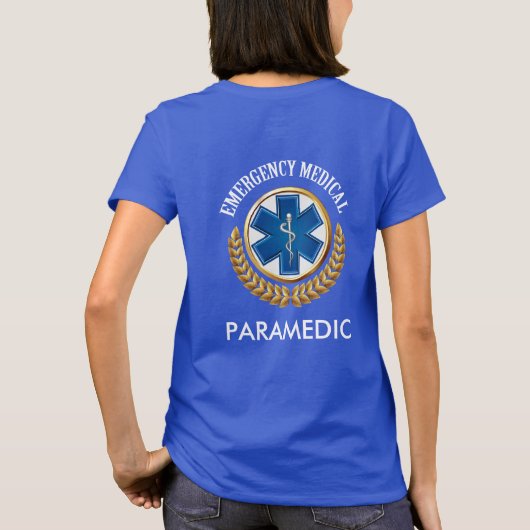 Paramedic, EMS of EMT Back - beide zijden bekijken T-shirt (Achterkant)
