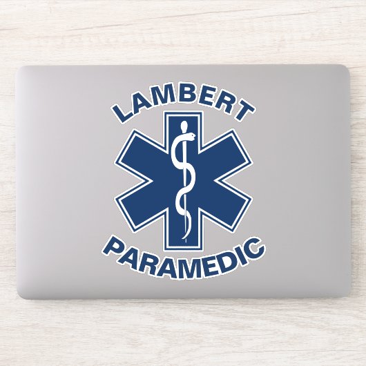 Paramedic EMT Aangepast Sticker (Computer)