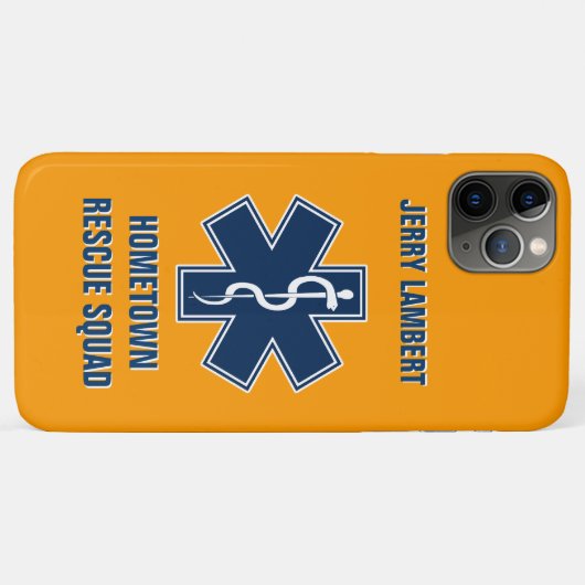 Paramedic EMT Name Sjabloon Case-Mate iPhone Case (Achterkant (horizontaal))