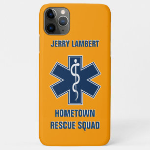 Paramedic EMT Name Sjabloon iPhone 11 Pro Max Hoesje