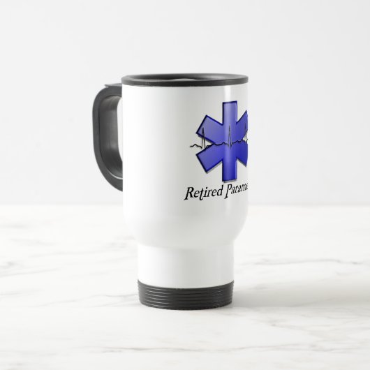 Paramedic Gifts, in ruste Reisbeker (Voorkant links)